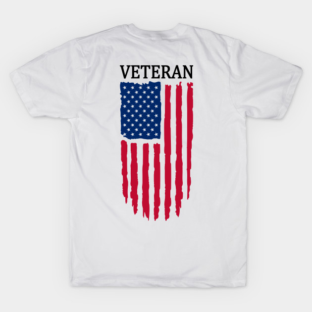 Veteran distressed Flag by Kingdom Arts and Designs